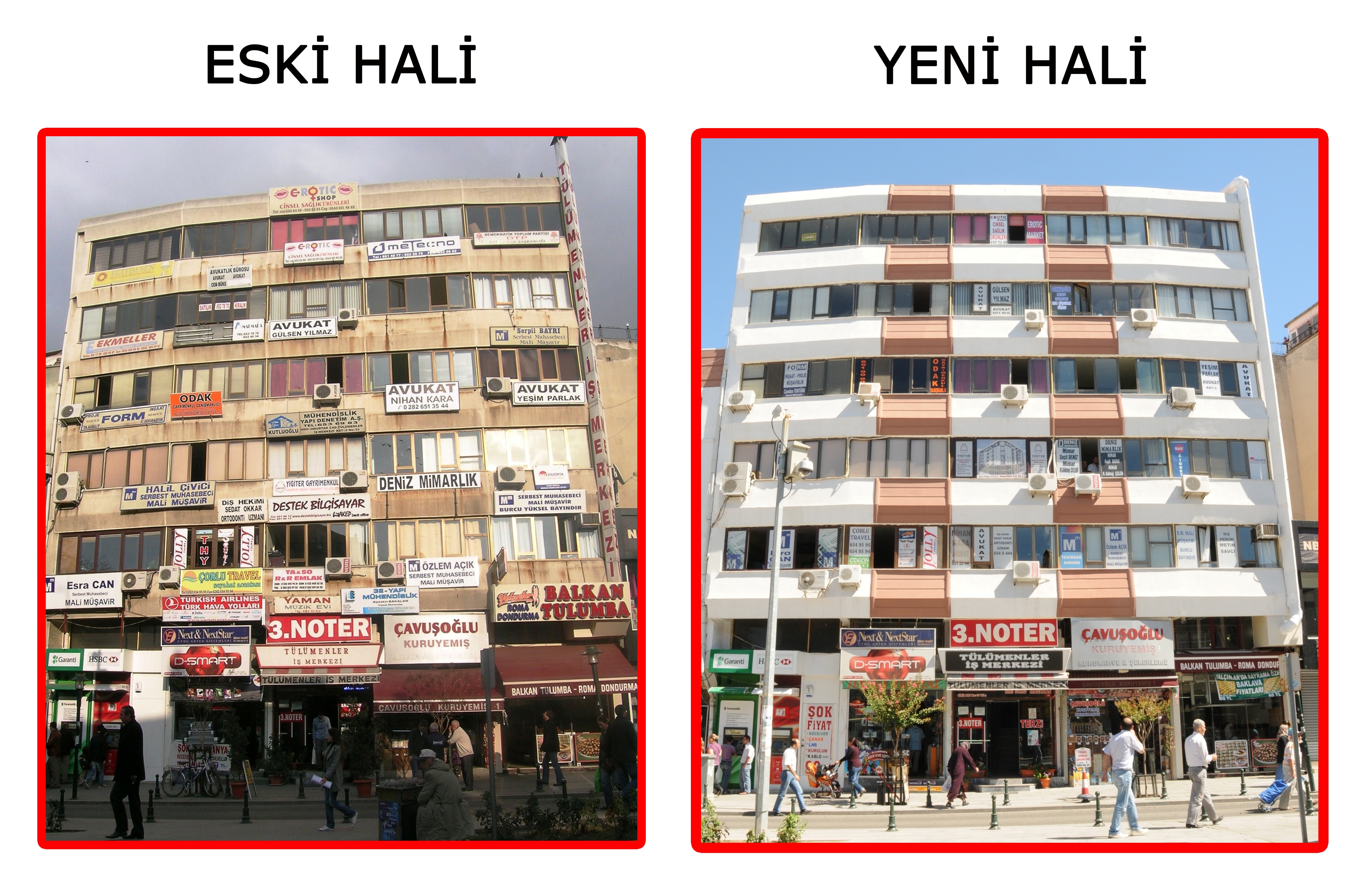 G�r�nt� Kirlili�i Yaratan Tabelalar Kald�r�l�yor