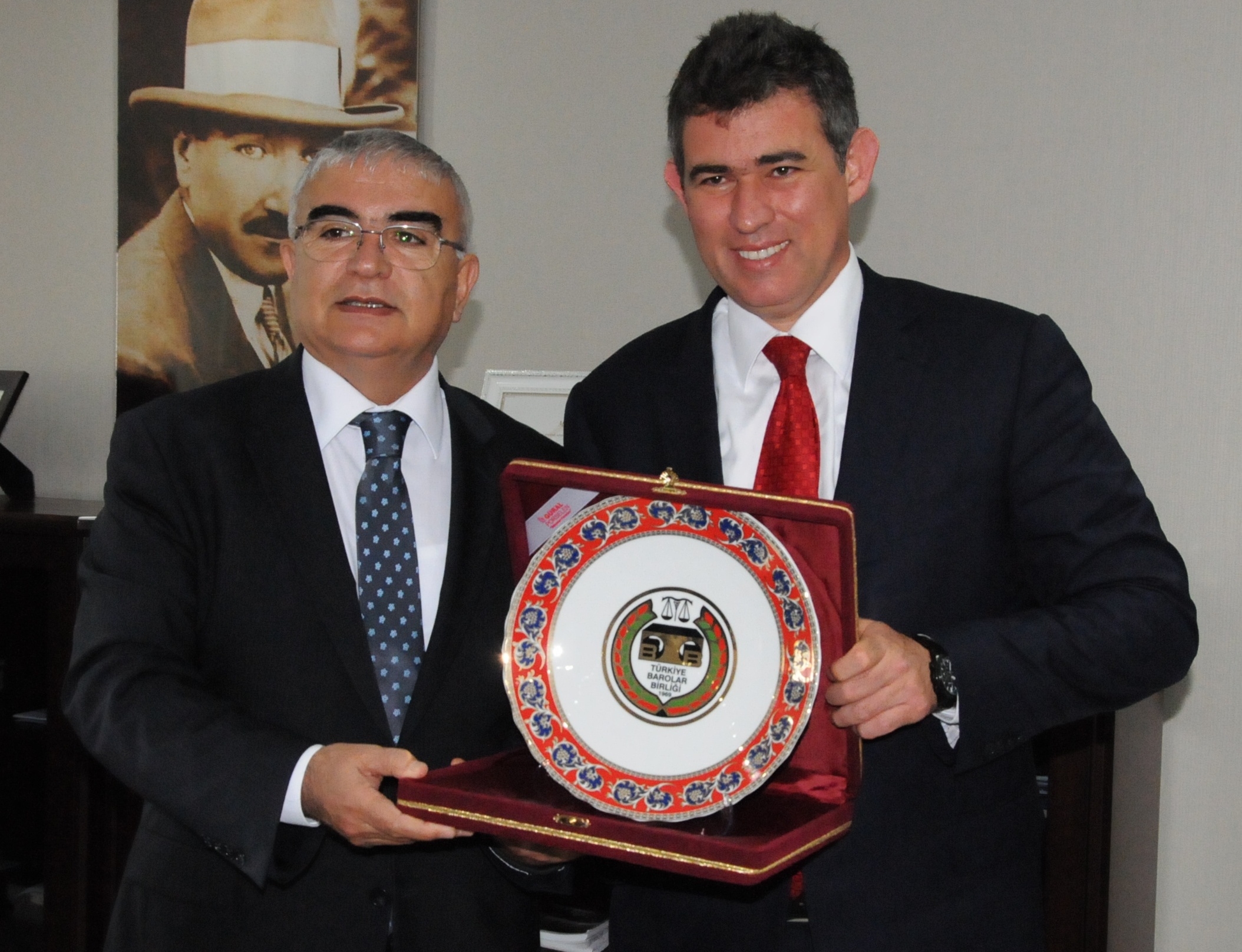 Metin Feyzio�lu�ndan Ba�kan Baysan�a Ziyaret