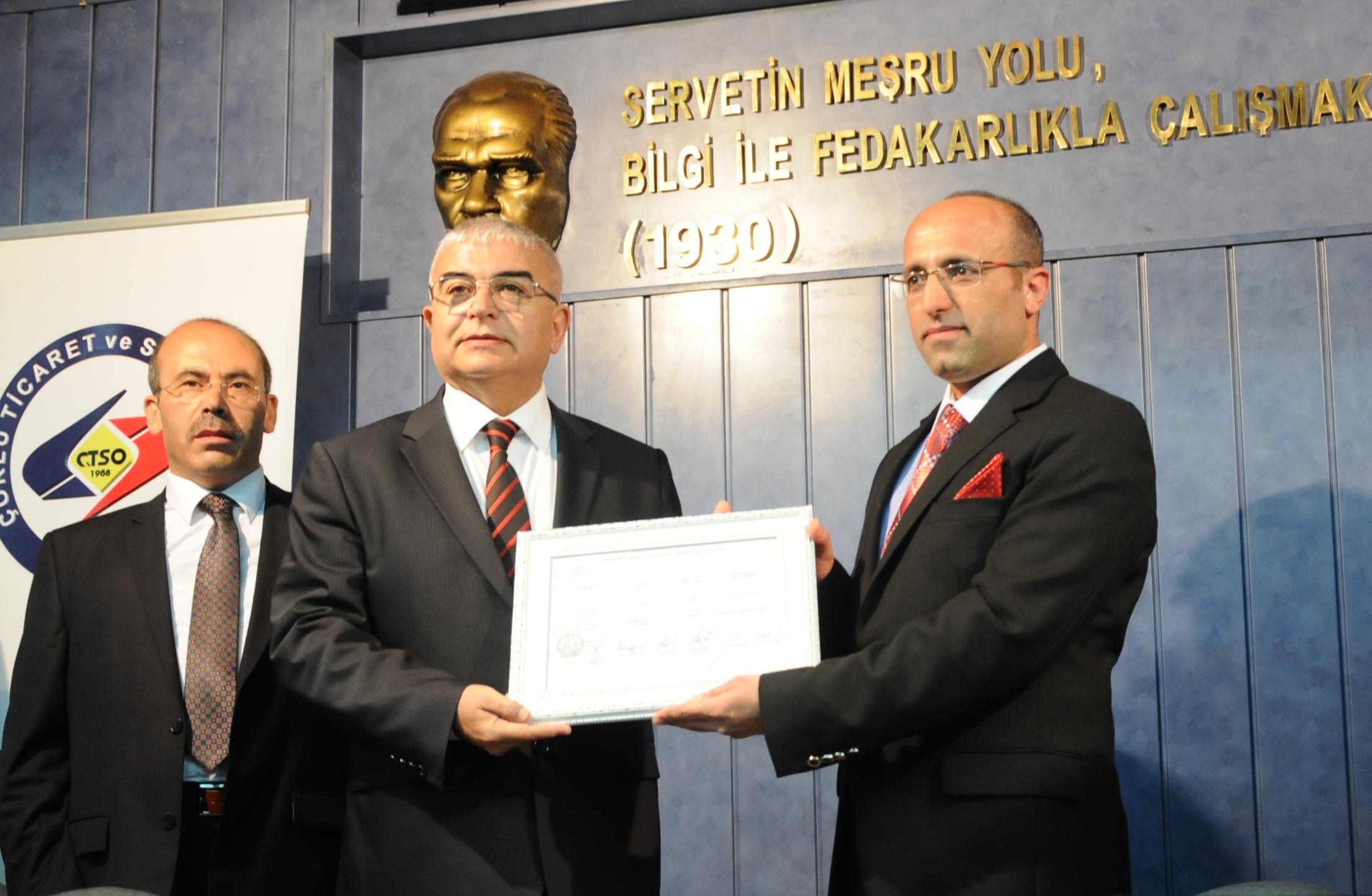 Baysan ve Meclis yeleri Mazbatalarn Ald