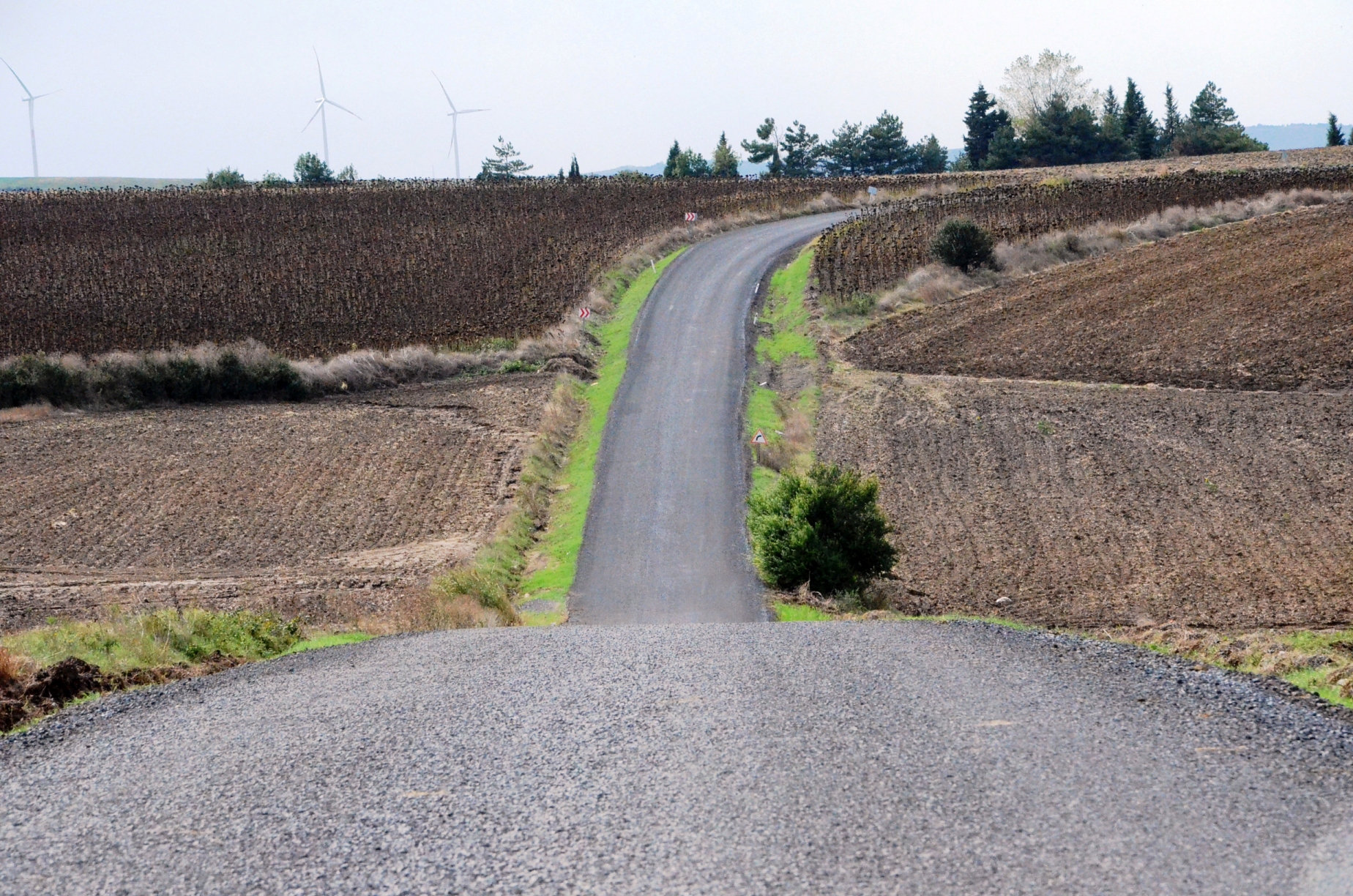 Sar�lar Yolunda 10 Kilometre Sathi Kaplama Yap�ld�