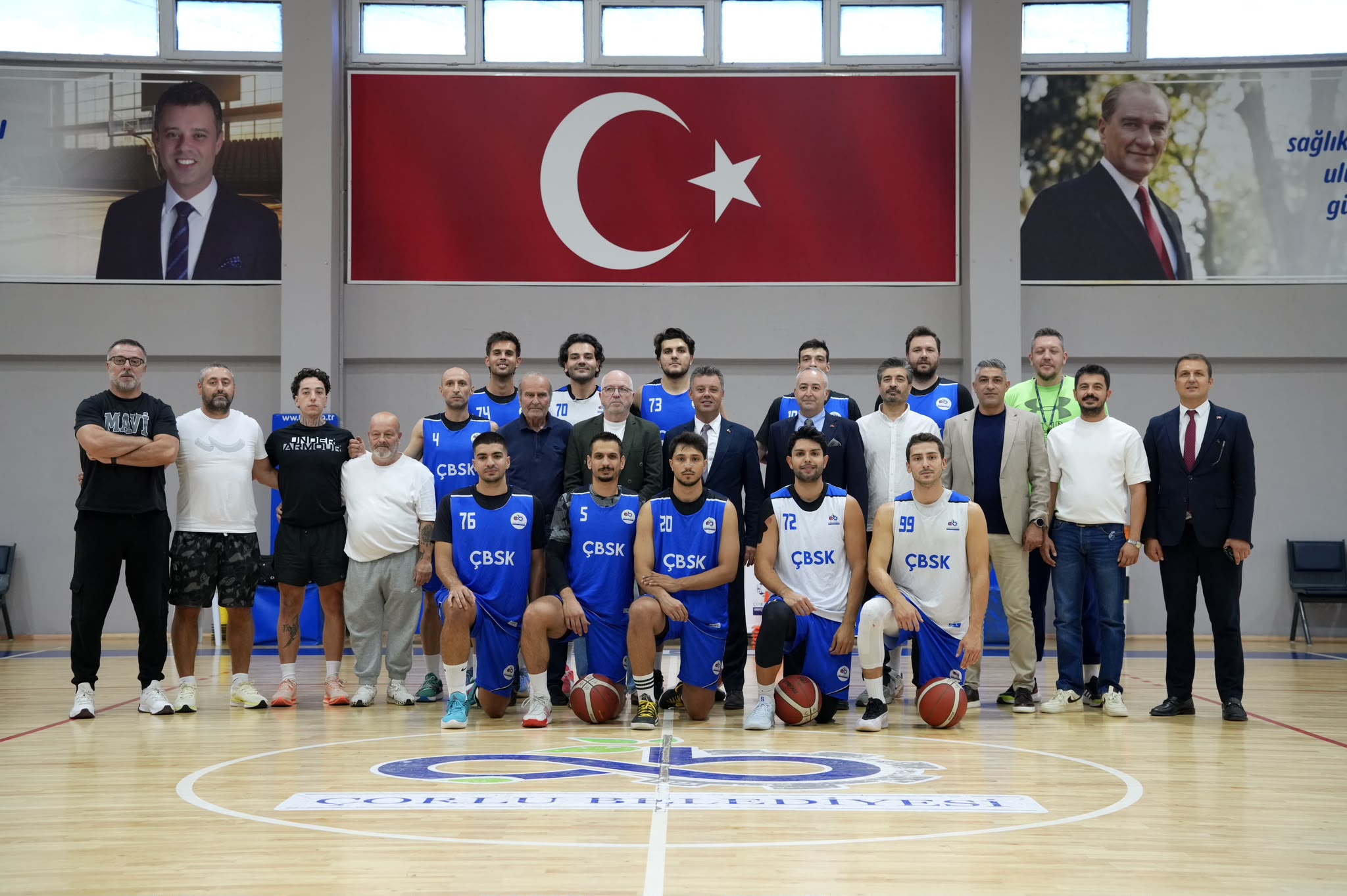 Ba�kan Sar�kurt`tan �BSK Basketbol Tak�m�na Yeni Sezon Ziyareti 