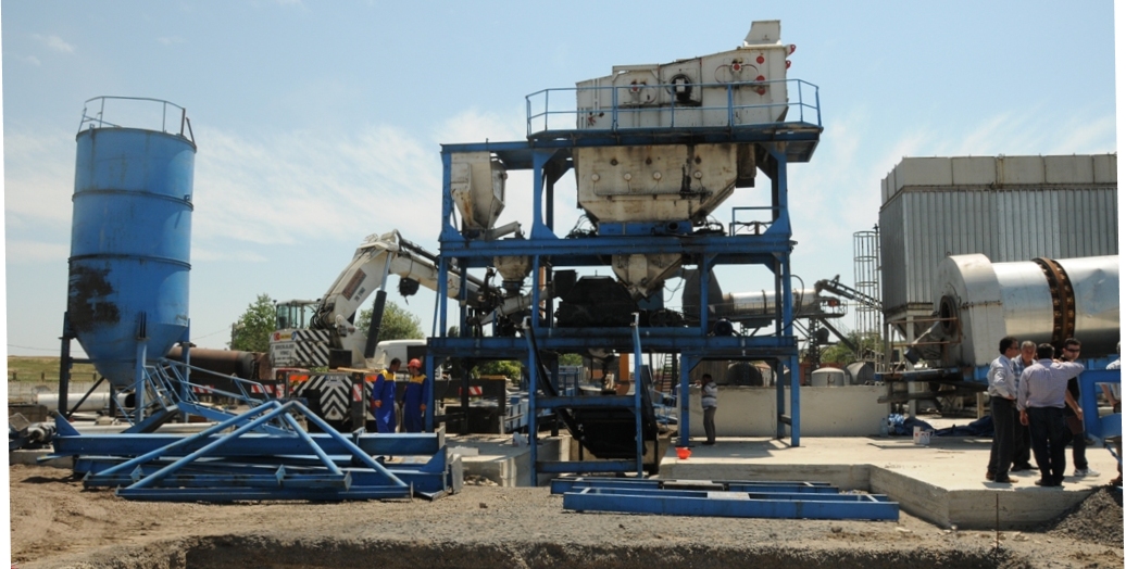 Yeni Asfalt Plentimiz Kuruluyor