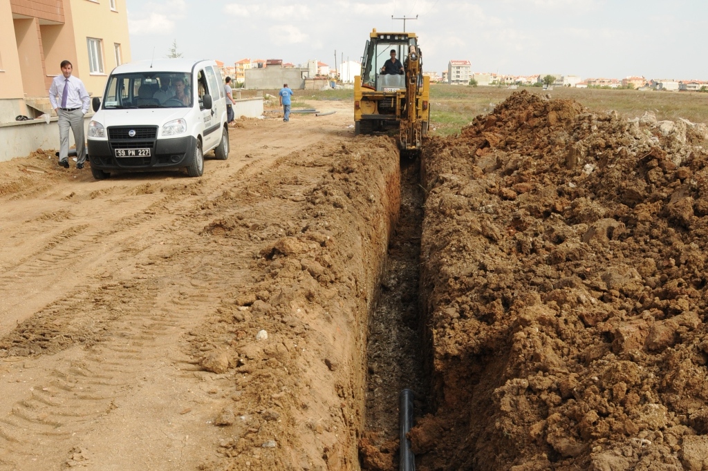 Yeni Yerle�im Alanlar�nda Altyap� Kuruluyor