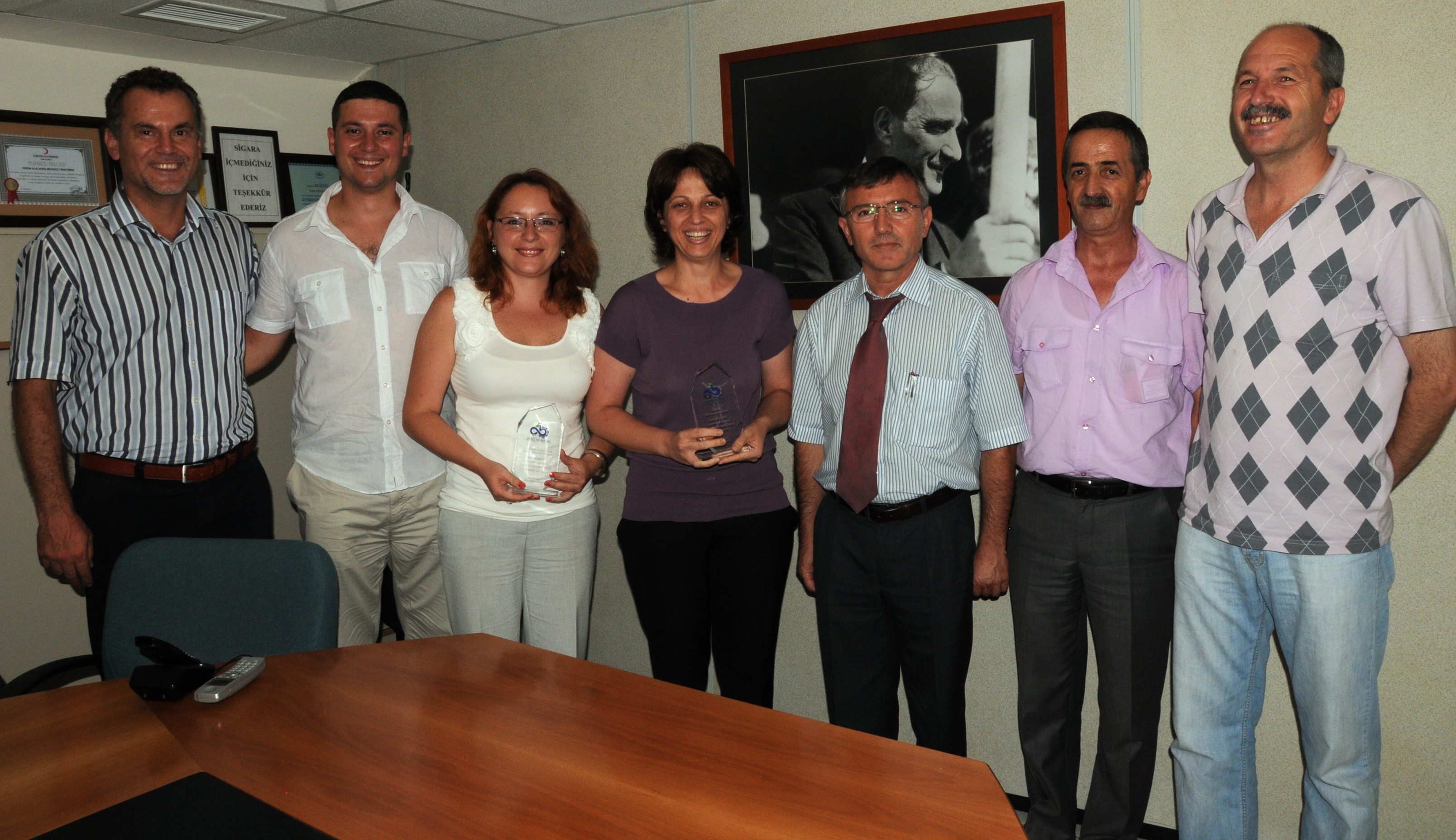 Belediyemizden Orion Ynetimine Teekkr Plaketi