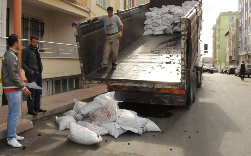 7.500 Dar Gelirli Aileye K�m�r Yard�m�