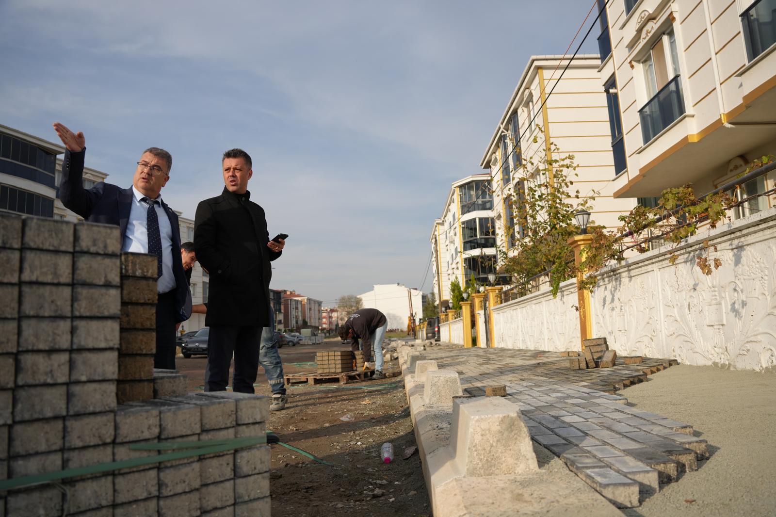 Bakan Sarkurt Havuzlar Mahallesi`ndeki almalar Yerinde nceledi