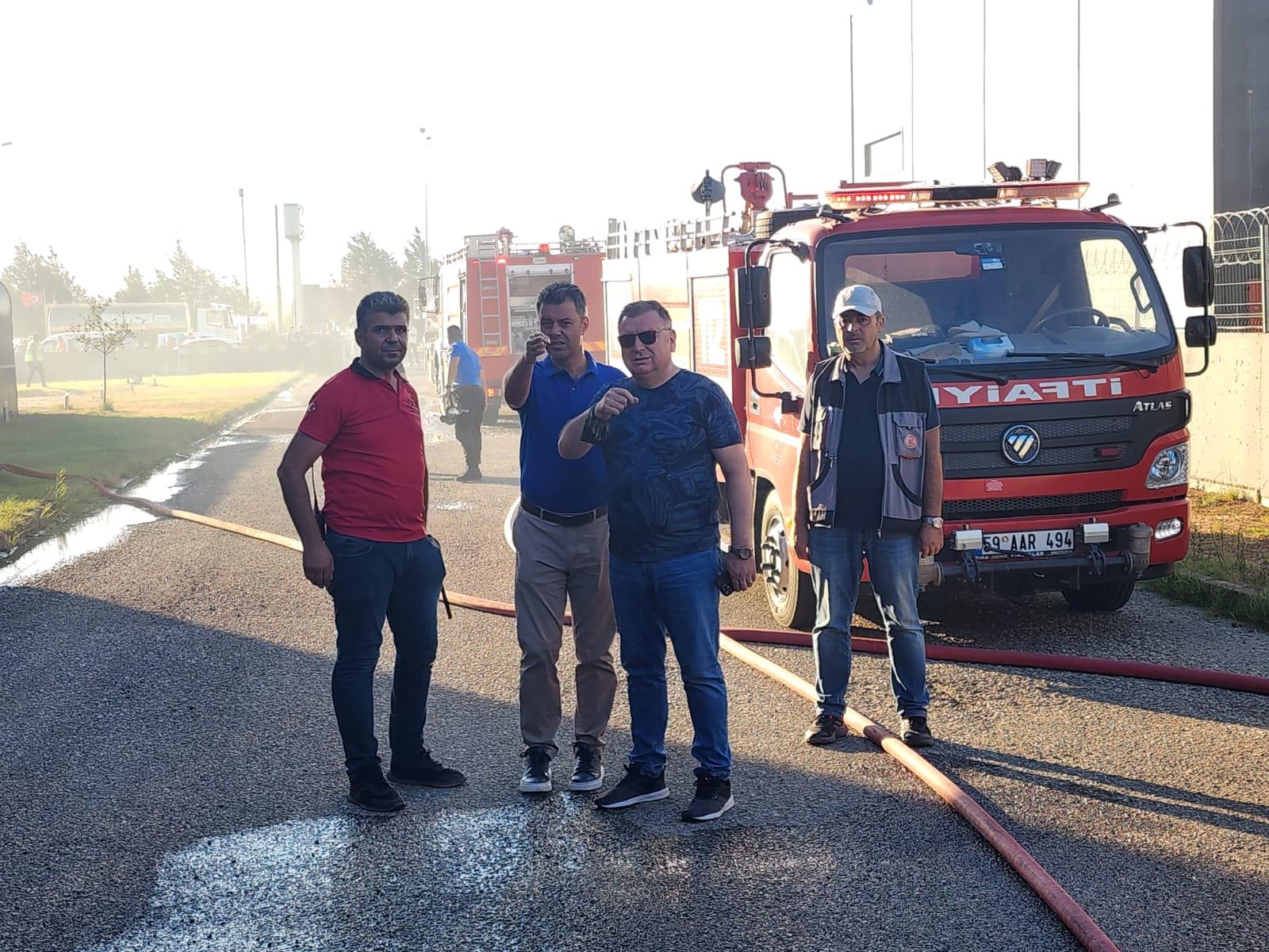 Bakan Sarkurt Fabrika Yangnn Yerinde nceledi