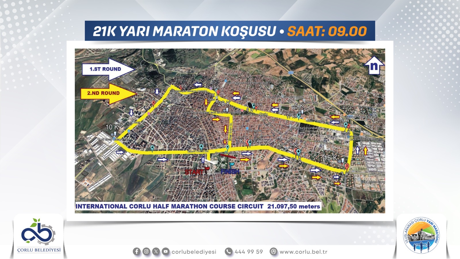 Maraton G�n� Trafi�e Kapanacak Yollar ve Ka��� Noktalar� Belli Oldu