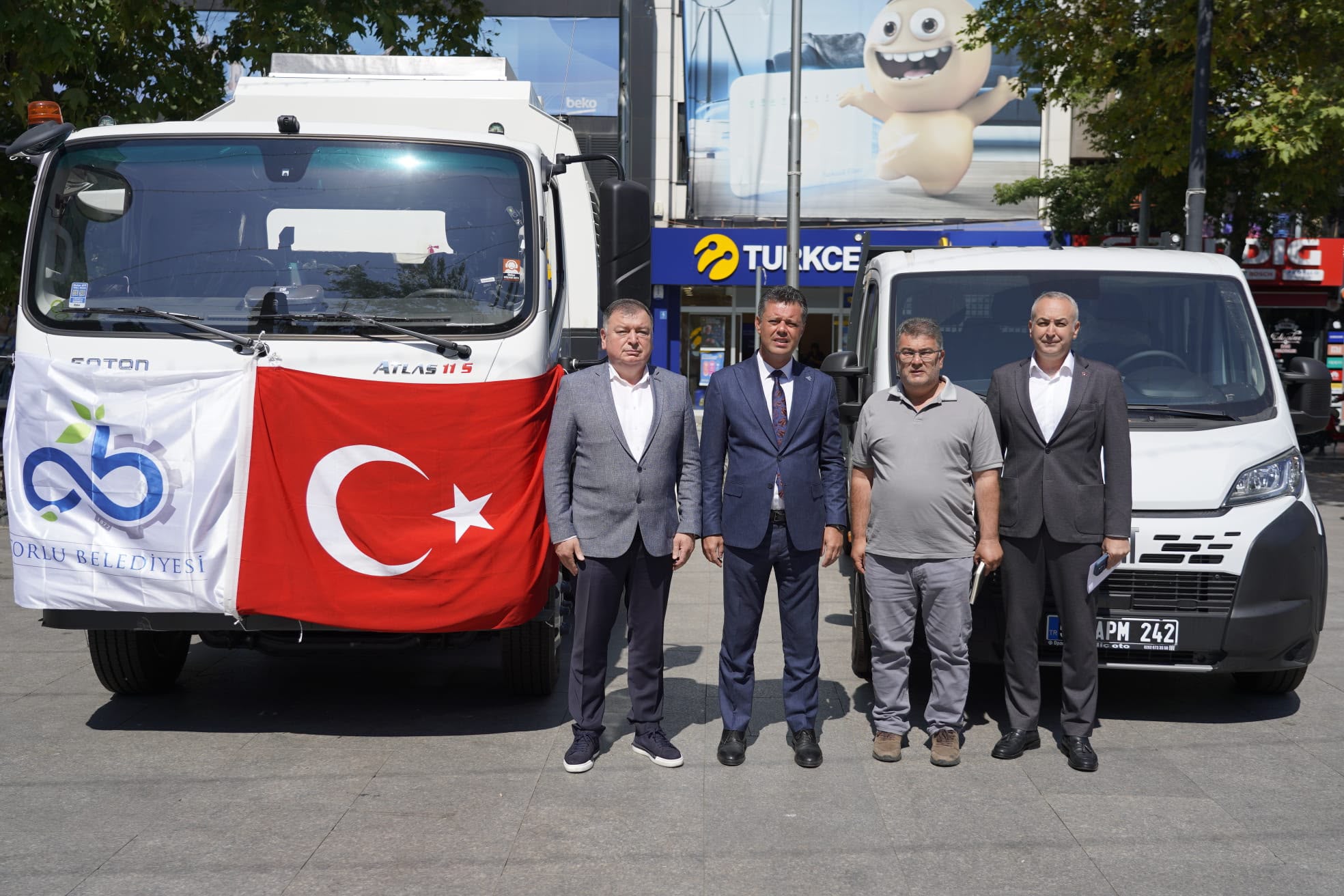 �orlu Belediyesi Hizmet Filosunu G��lendirmeye Devam Ediyor