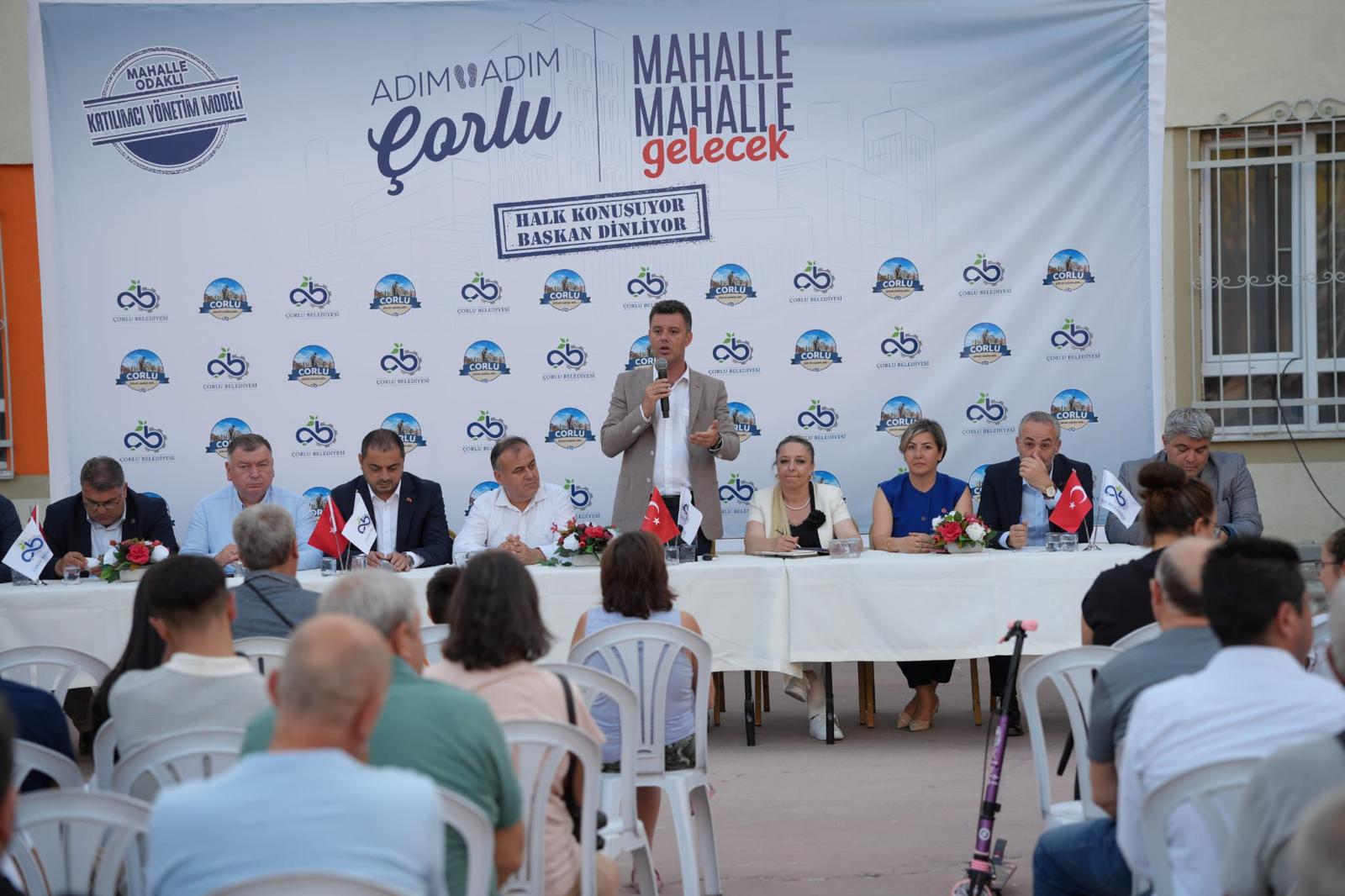 "Adm Adm orlu, Mahalle Mahalle Gelecek" Bulumas Muhittin Mahallesinde Gerekleti