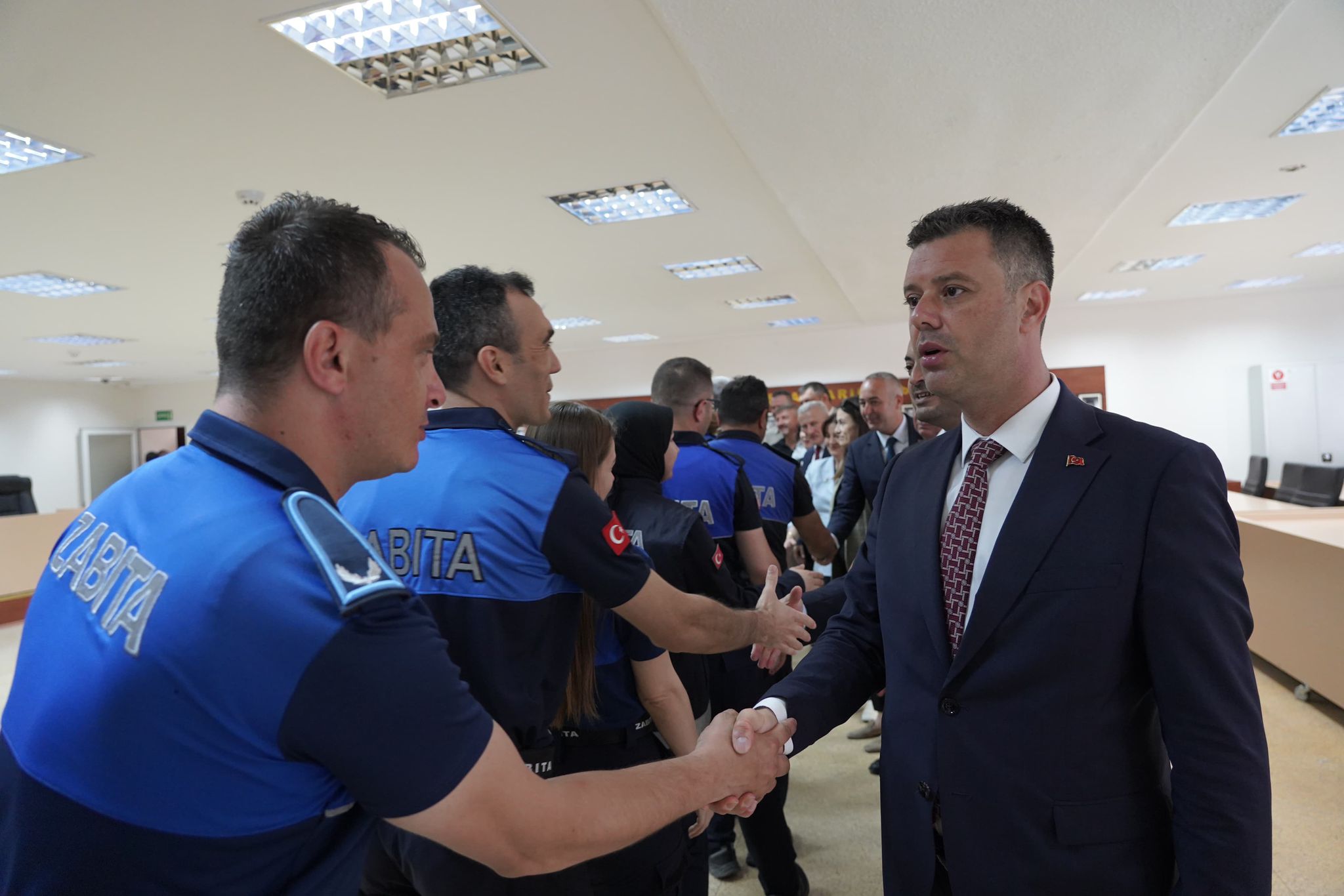 Bakan Sarkurt ve Meclis yeleri Personel ile Bayramlat