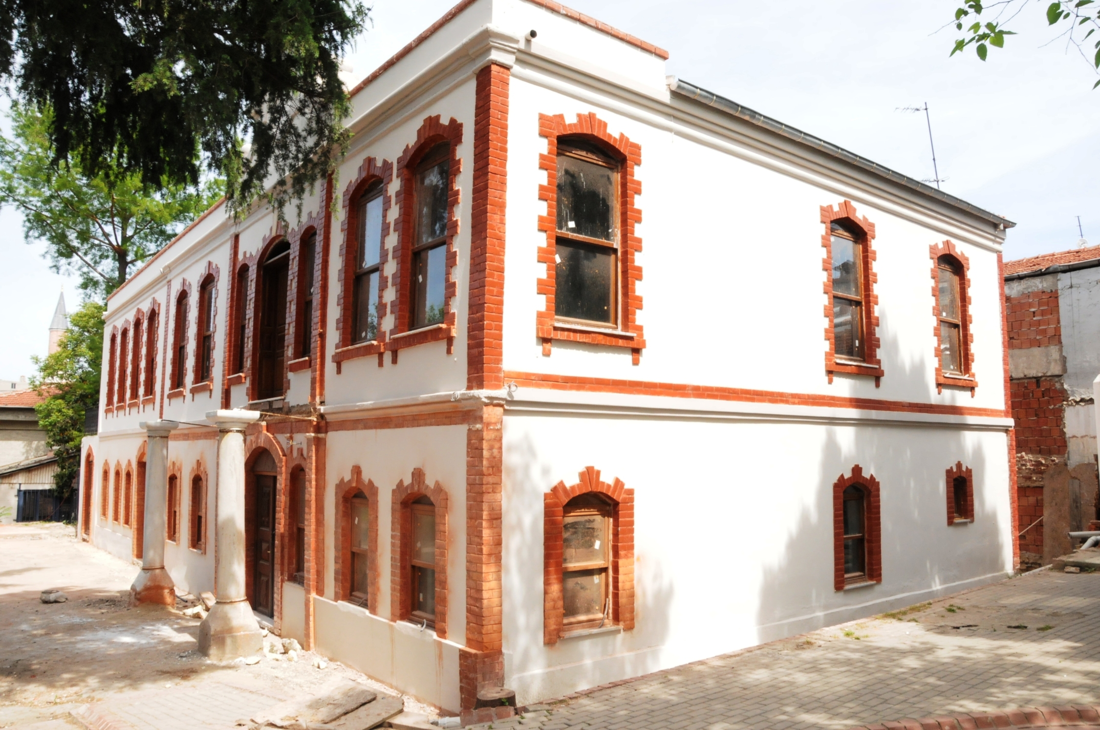 Tarihi Belediye Binasnn Restorasyonunda Sona Yaklald