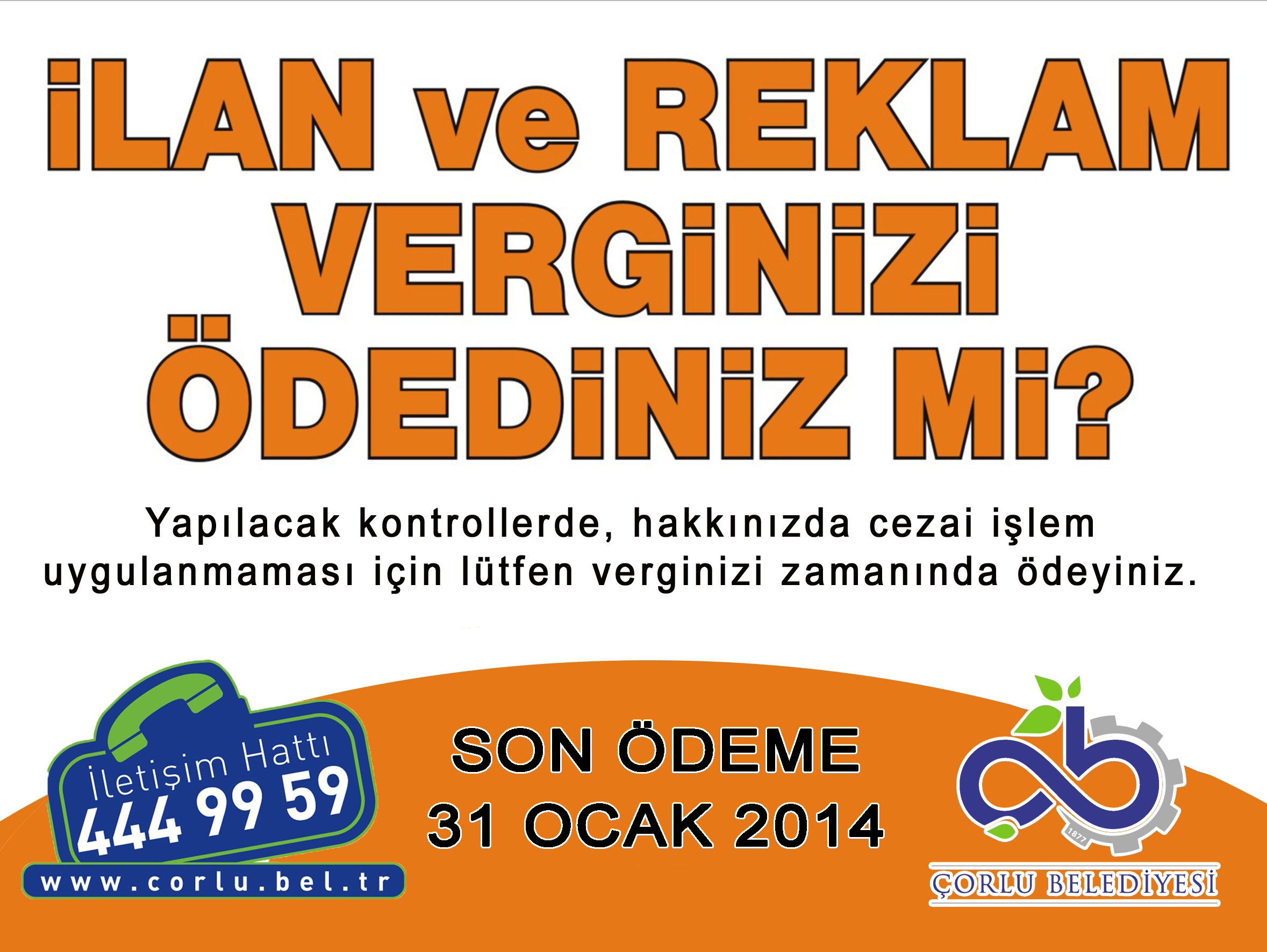 Reklam Vergisi demelerinde Son Gn 31 Ocak