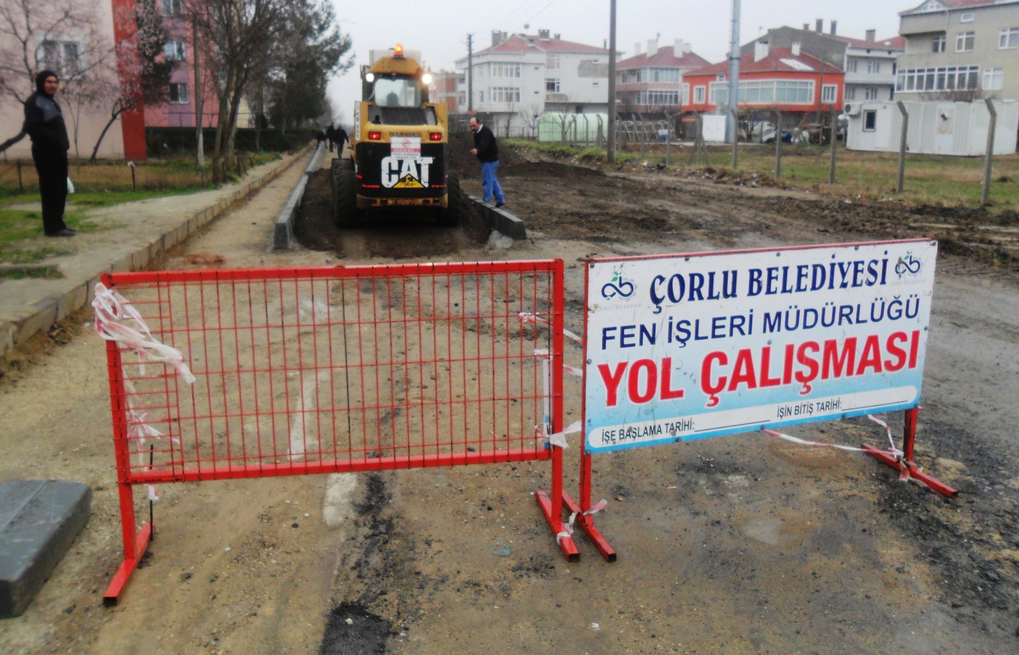 O. Kemal Caddesinde Kaldrm Yaplyor