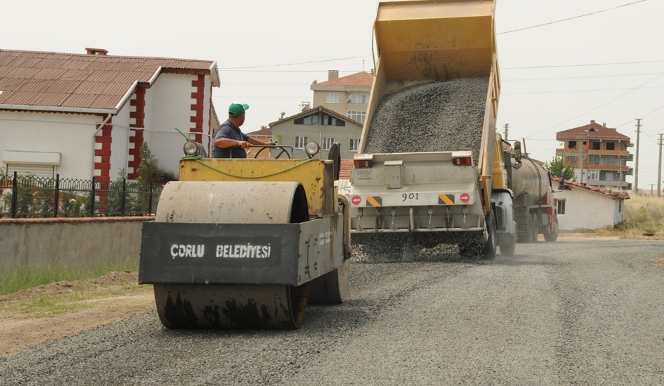 �oban�e�me Mahallesi�nde Yeni Yollar Yap�l�yor