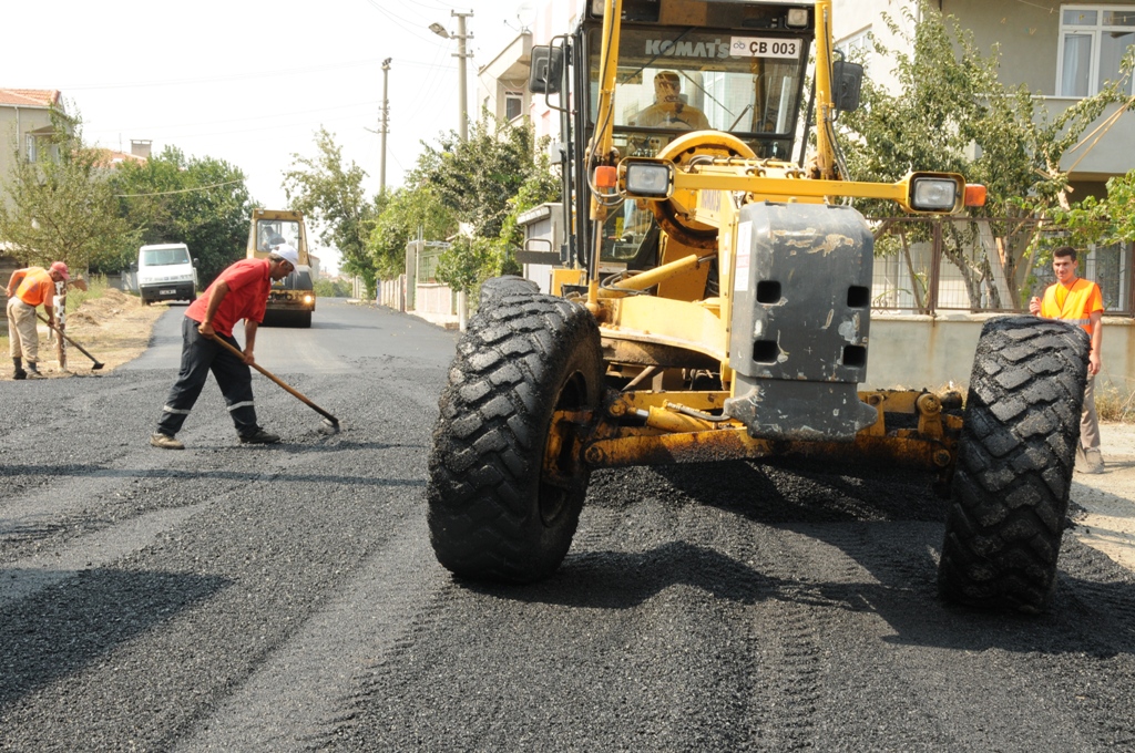 Ye�iltepe Mahallesi�nde Asfalt �al��mas�