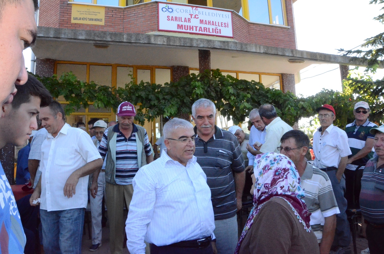 Ba�kan Baysan Sar�lar Mahallesi Sakinleri �le Bulu�tu