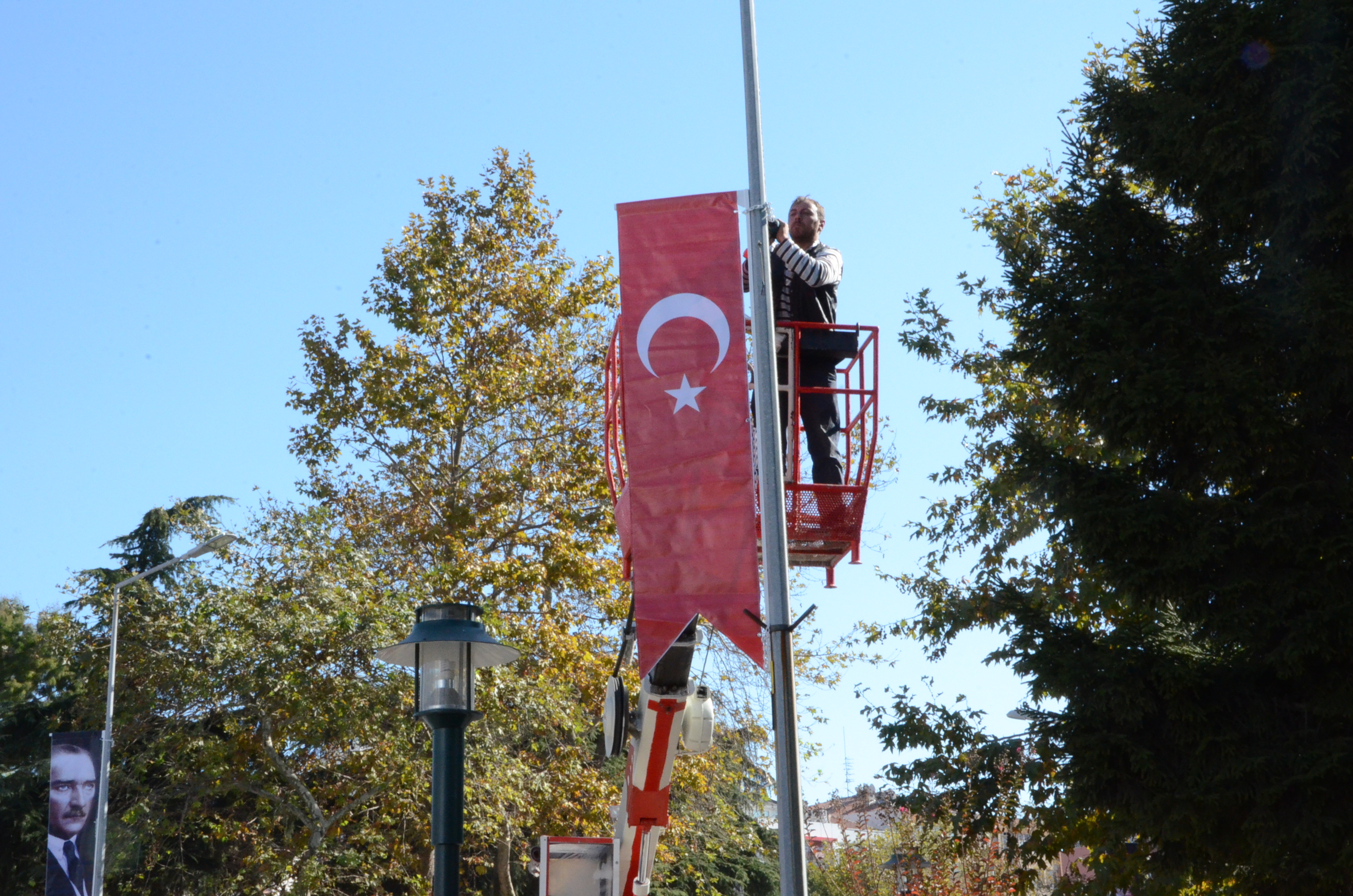 �orlu�da Cumhuriyet Bayram� Haz�rl�klar�