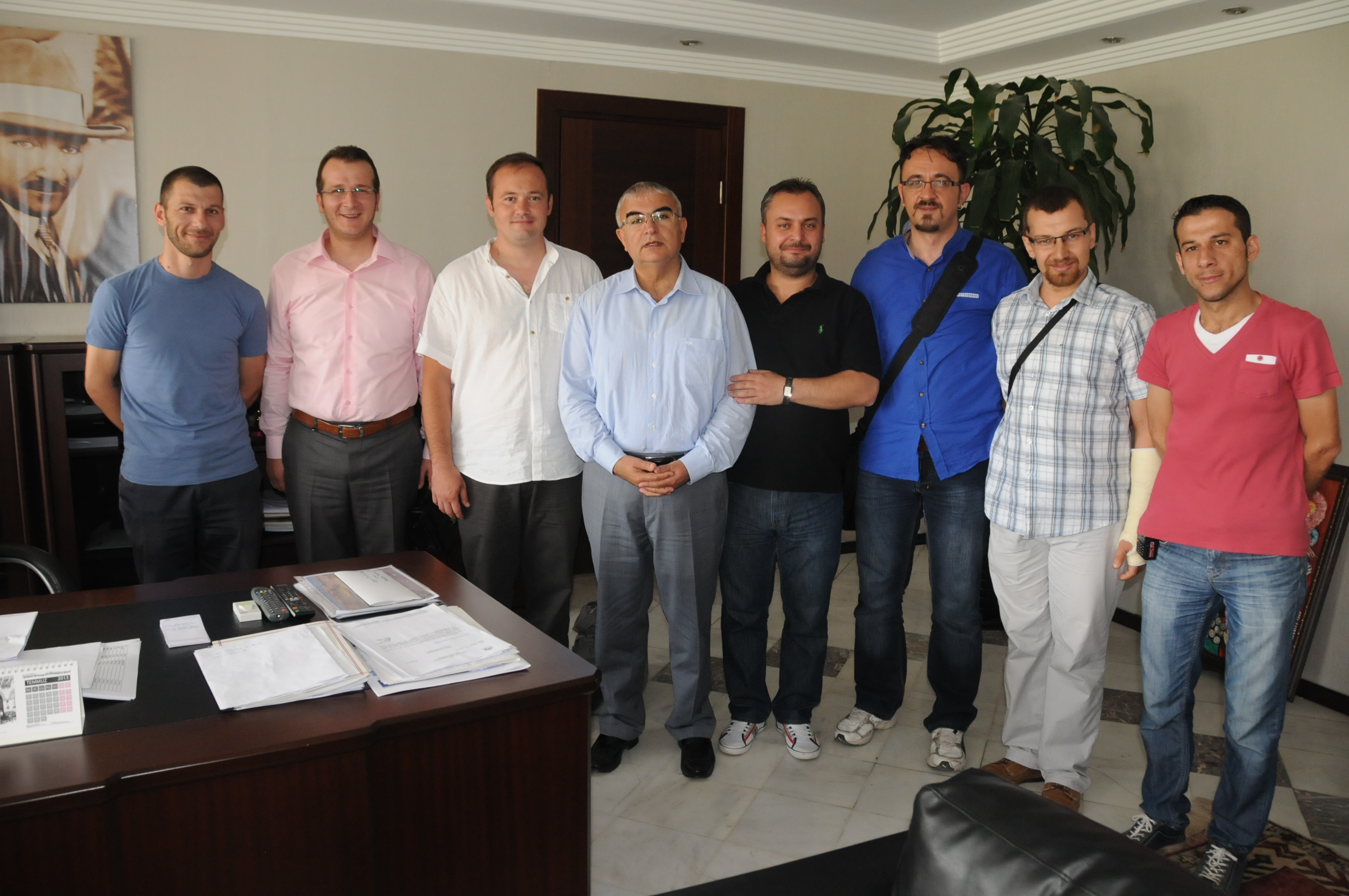 Gazeteciler Derneinden Baysana Ziyaret