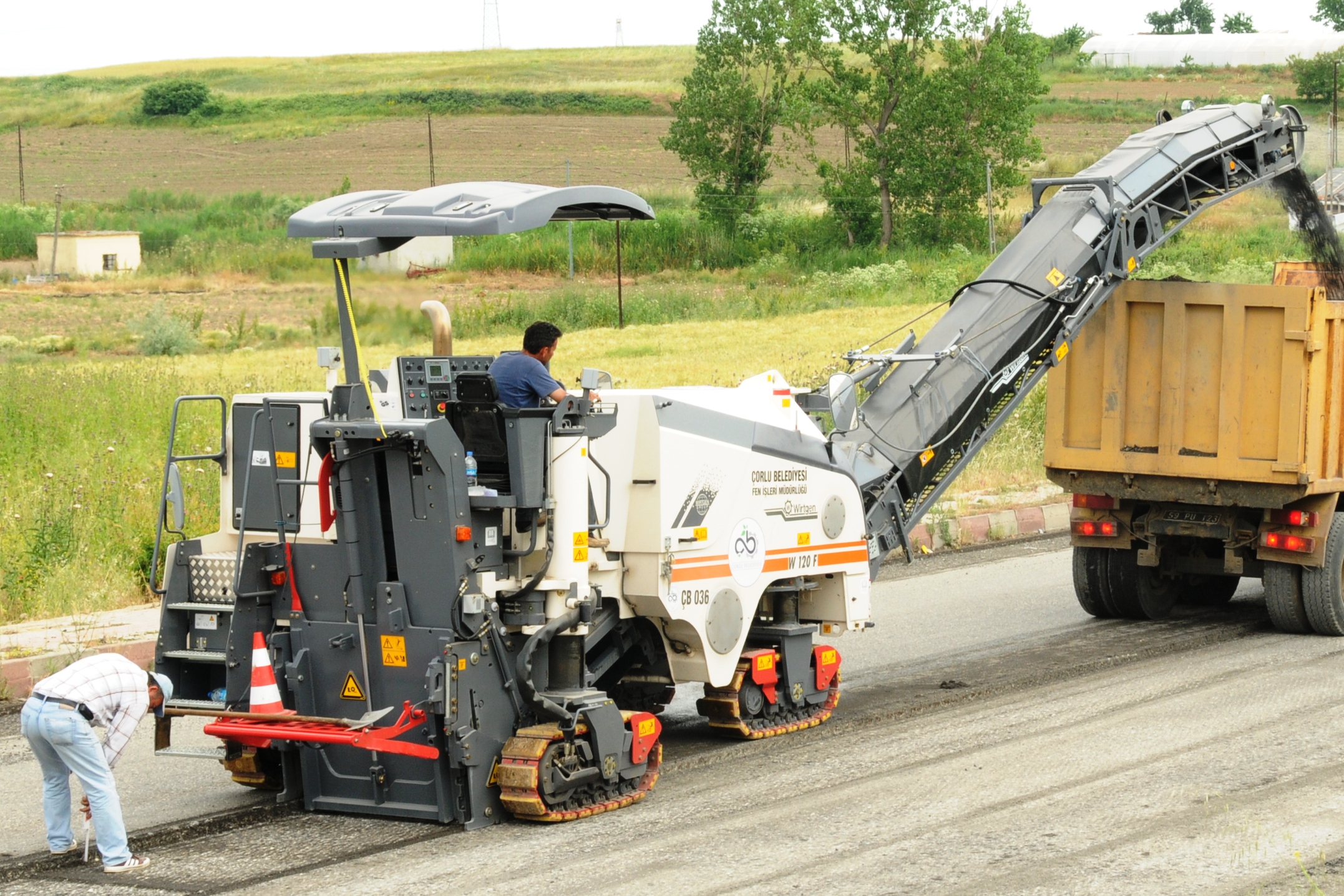 �inasi Kur�un Caddesi�nde Altyap� �al��mas� Haz�rl���