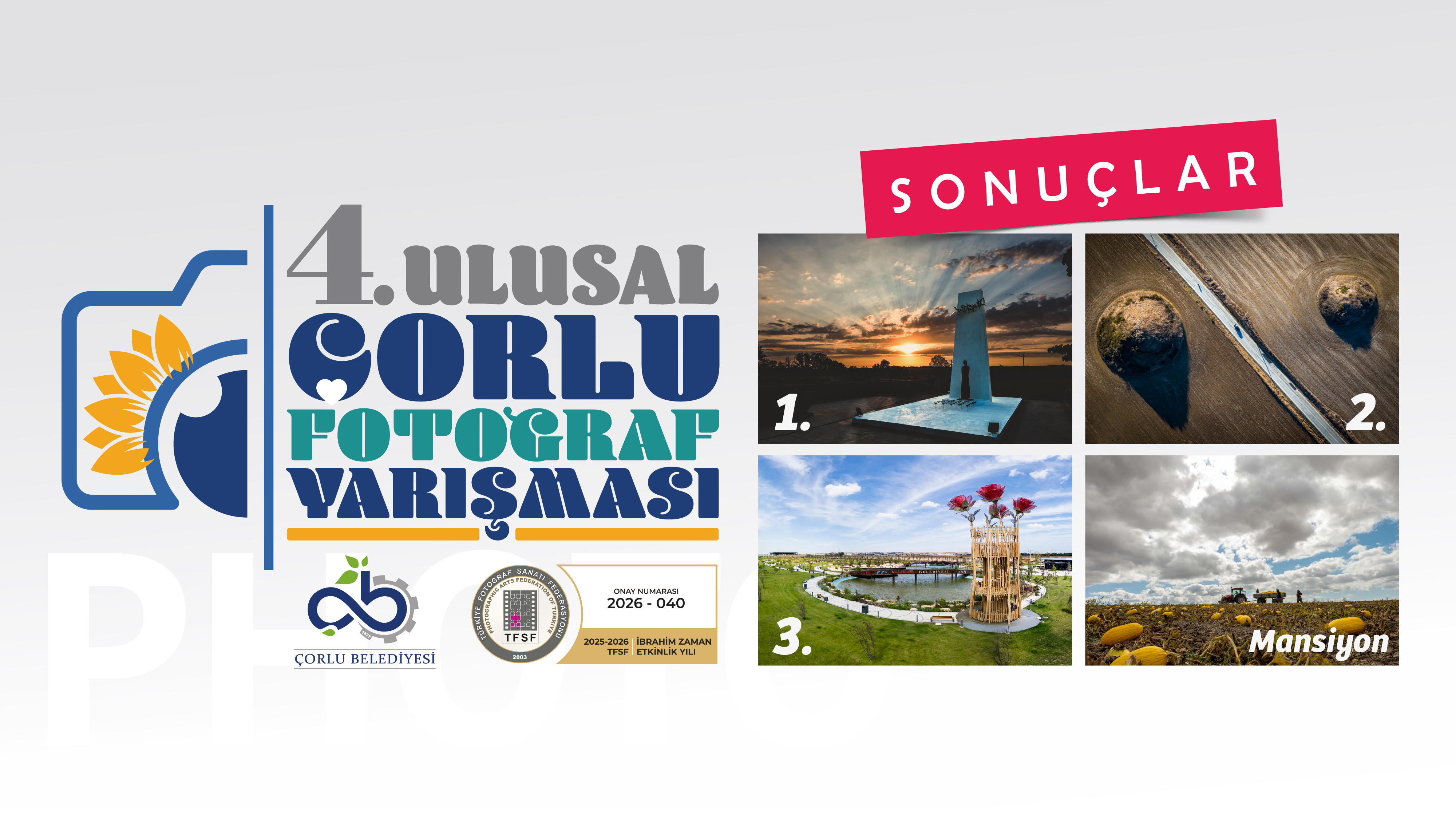 4. Ulusal �orlu Foto�raf Yar��mas� Sonu�land�