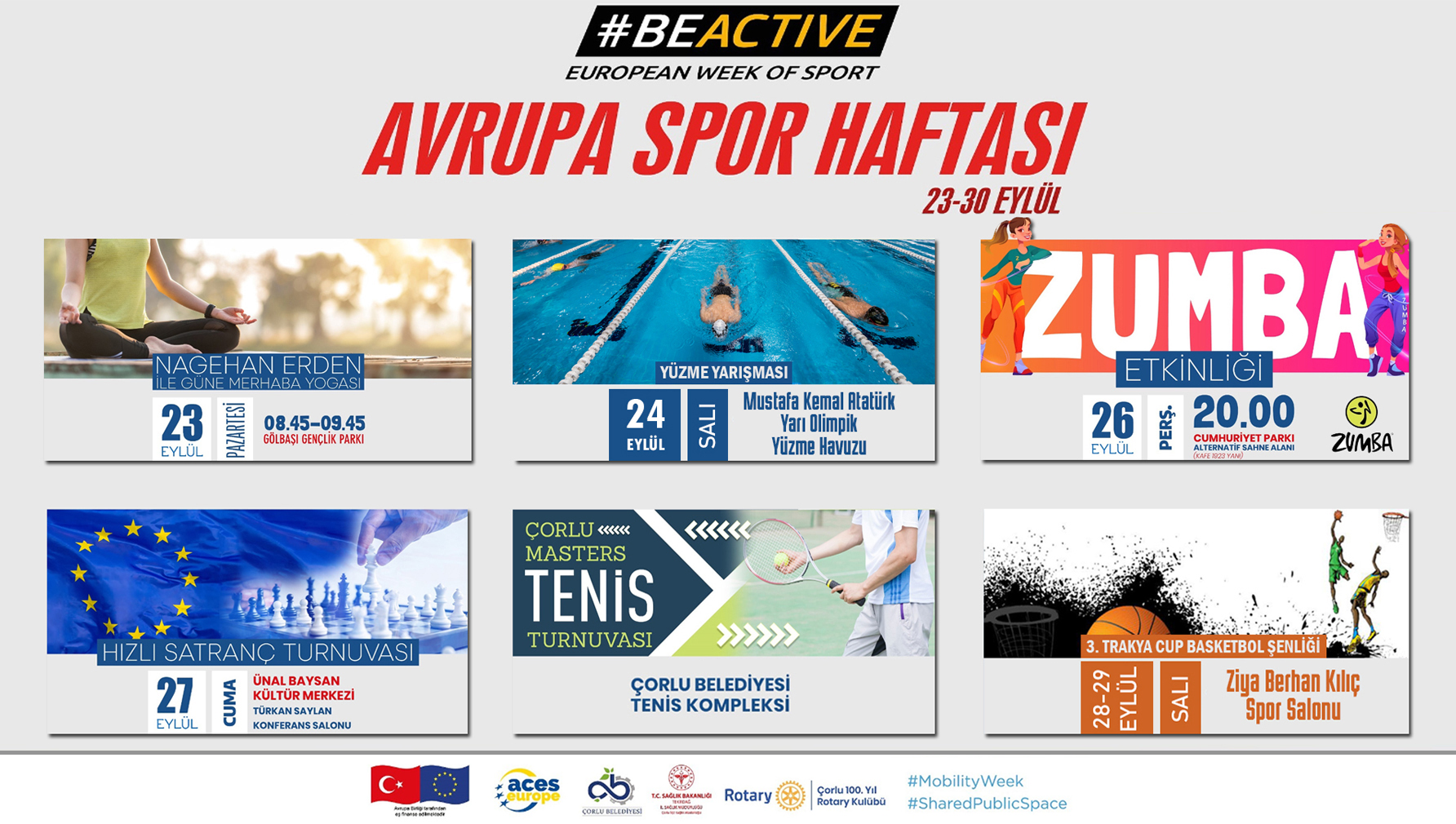 Avrupa Spor Haftas Etkinliklerle Kutlanacak