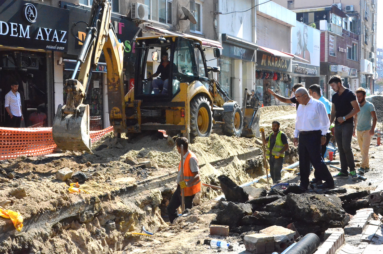 Ba�kan Baysan TESK� Altyap� �al��malar�n� �nceledi