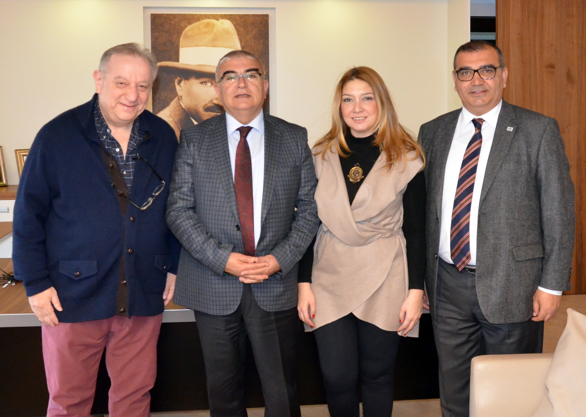 Ba�kan Nafiz Zorlu�dan Ba�kan Baysan�a Ziyaret