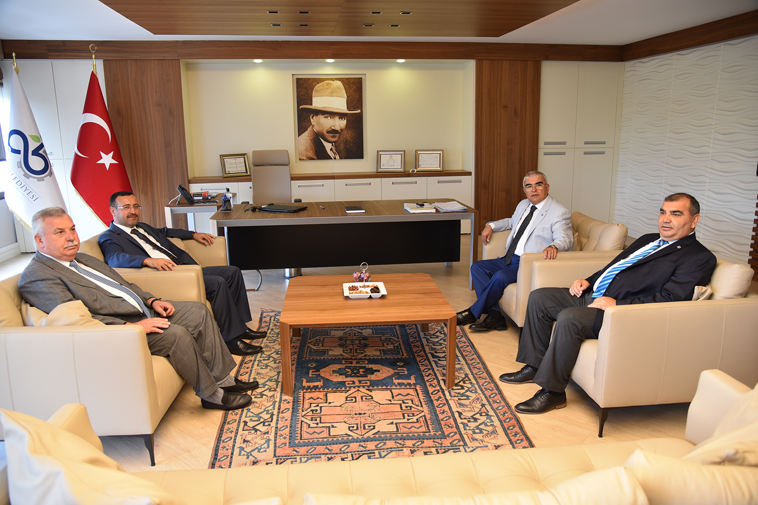 Ba�savc� Korkmaz�dan Ba�kan Baysan�a Veda Ziyareti