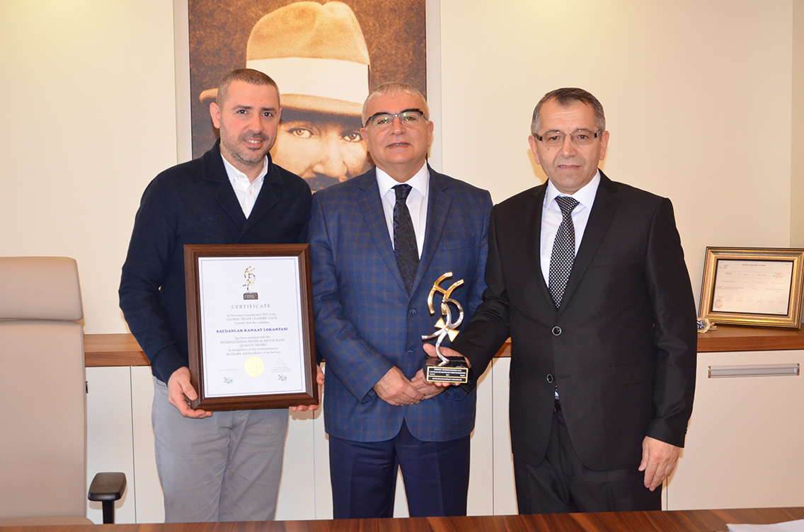 Uluslararas� �d�ll� Restoran�dan Ba�kan Baysan�a Ziyaret