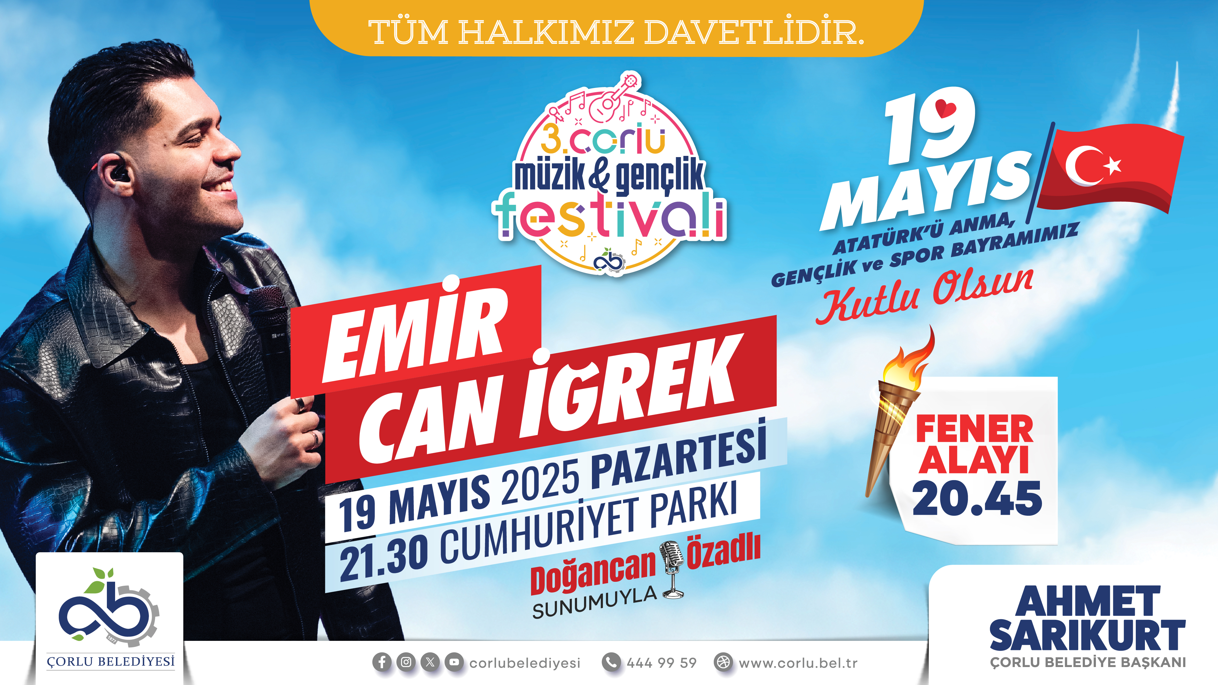 Bayram Cokusu 3. orlu Mzik ve Genlik Festivali ile Katlanacak
