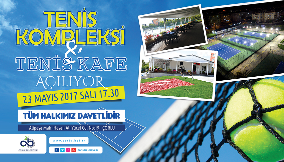 Tenis Kompleksi A��l�yor