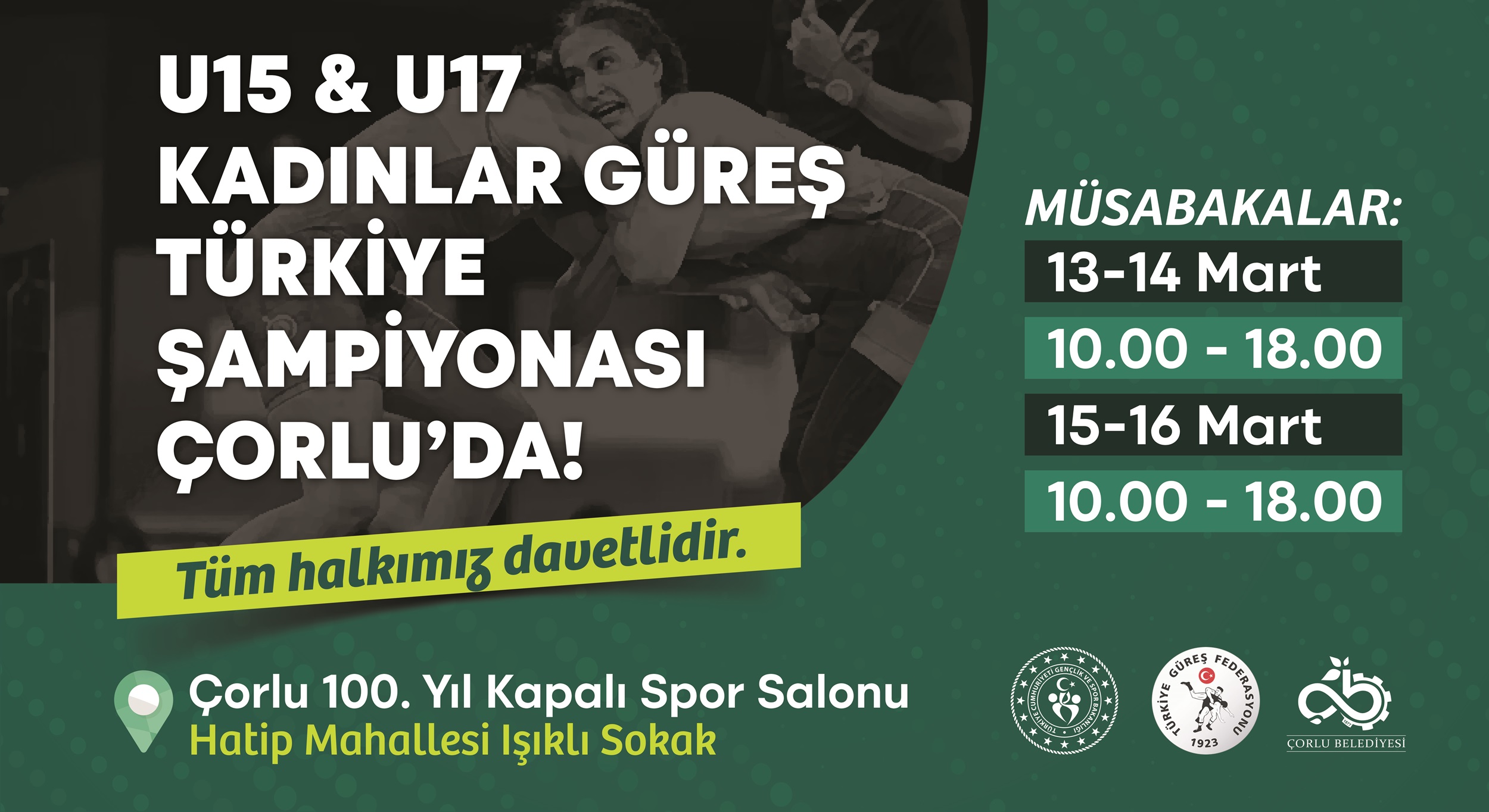 orlu, U15 & U17 Kadnlar Gre Trkiye ampiyonasna Ev Sahiplii Yapyor